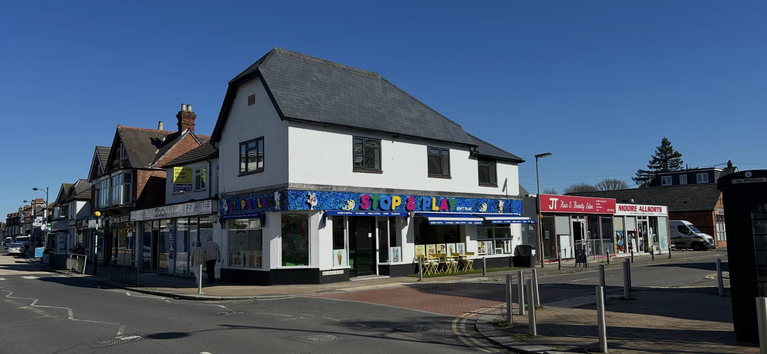 154 Station Road / 1 Corrie Road, Addlestone KT15 2BD: Freehold mixed-use part vacant investment in Addlestone town centre