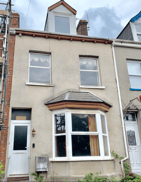 4 Bed Mid Terraced House For Sale With Planning for 6 bed HMO