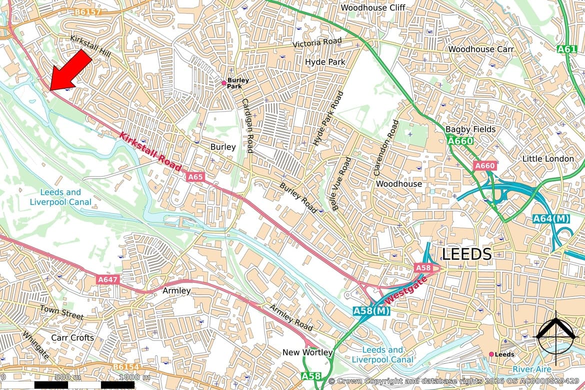 Land For Sale or To Let in Leeds, LS5 3