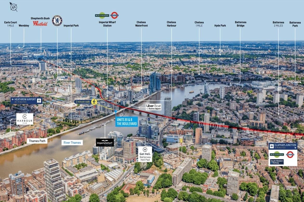 Two Riverside Office Units For Sale in Fulham, London, SW6 2