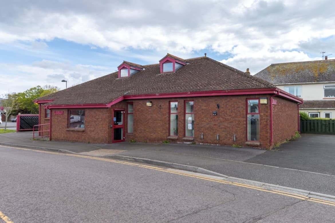 Detached former library for sale in Taunton 2