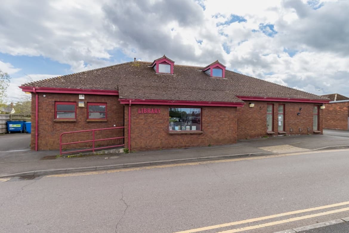 Detached former library for sale in Taunton 3