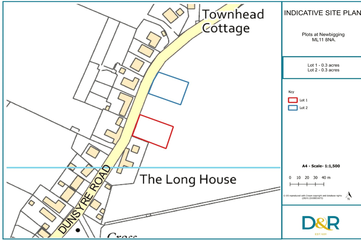 Two residential development plots for sale in Newbigging 4