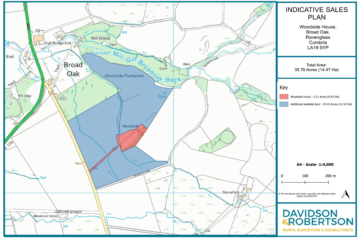 Farm and Land For Sale in Millom, Cumbria, LA19 4