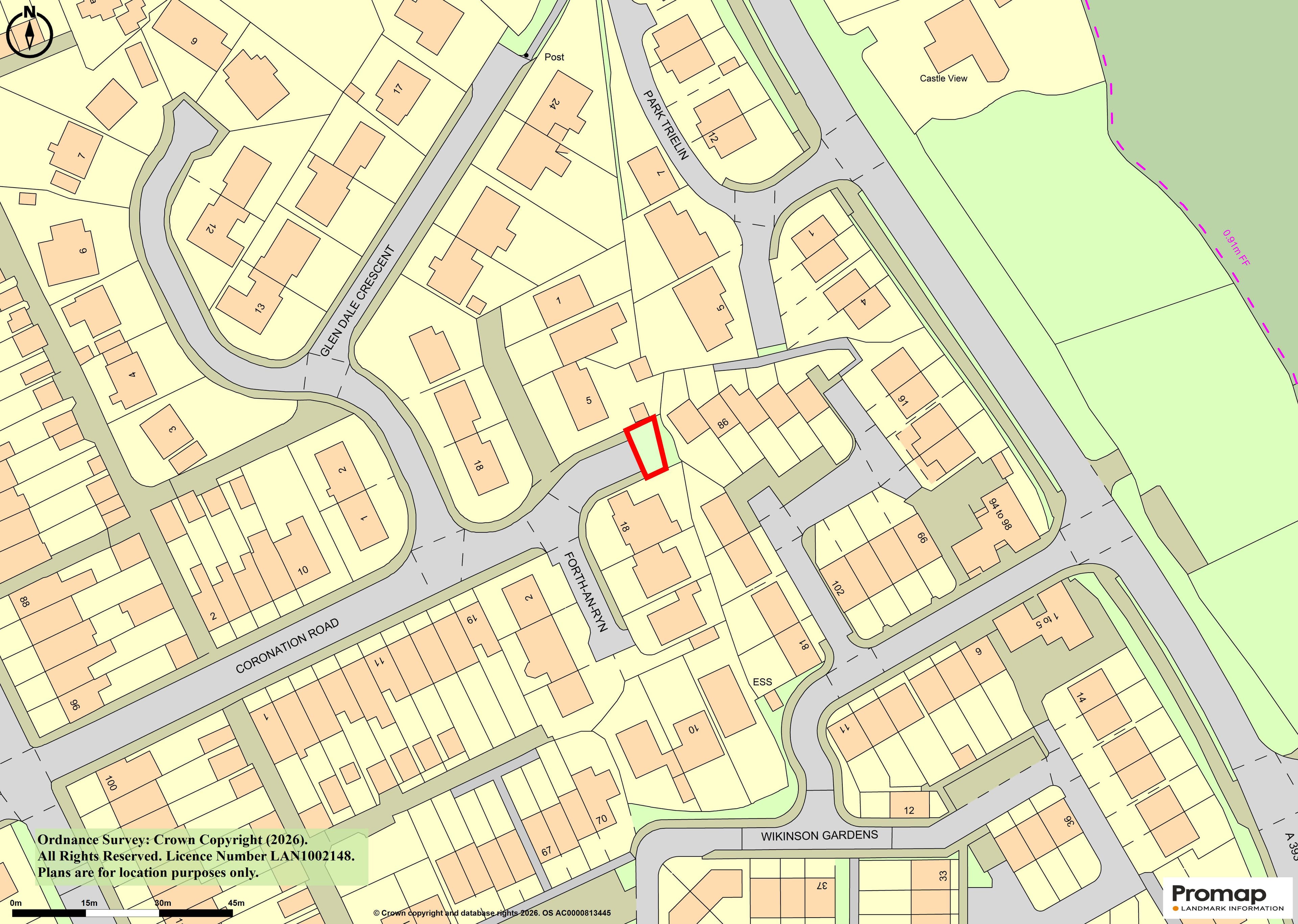 Land Adjacent 18 Forth An Ryn, Redruth TR15 2JT: Parcel Of Land 2