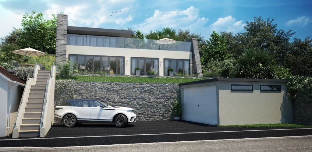53 Gills Cliff Road, Ventnor PO38 1AD: Land With Planning 4