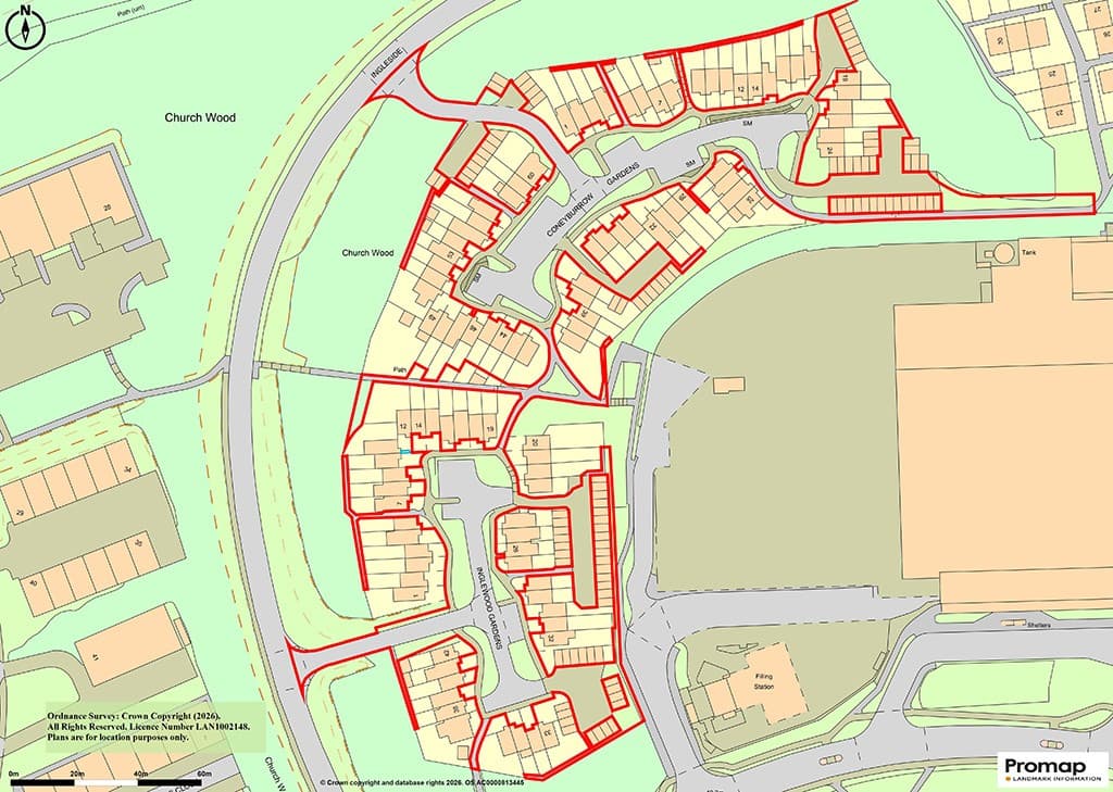 Land on Inglewood Gardens & Coneyburrow Gardens, St. Leonards-on-Sea TN38 9RZ: Freehold Land Surrounding Residential Estate 1