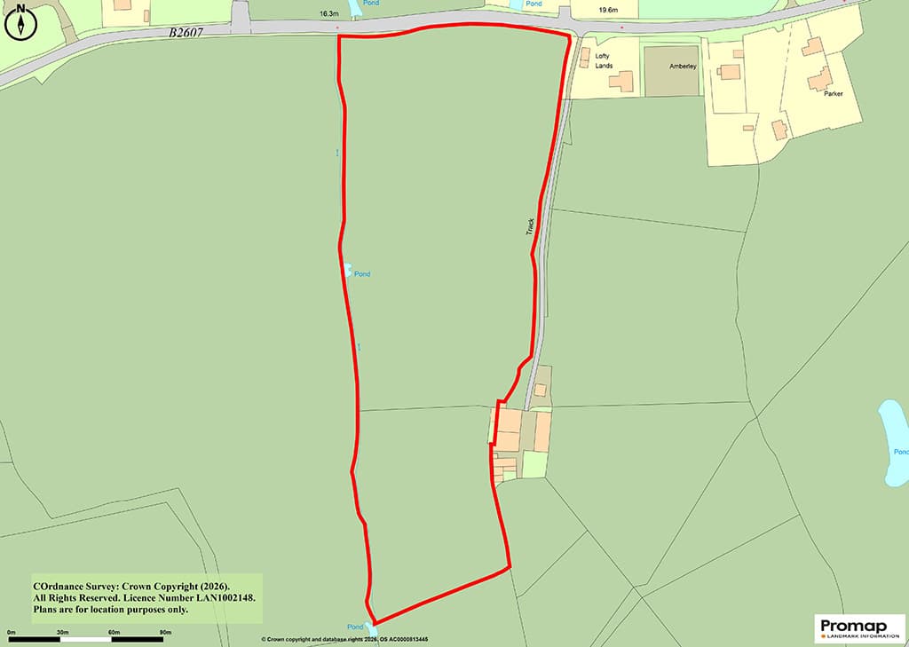 Land Adj Loftylands Farm, Warehorne Road, Warehorne, Ashford TN26 2JT: Freehold Land Extending To Almost 8.5 Acres 5