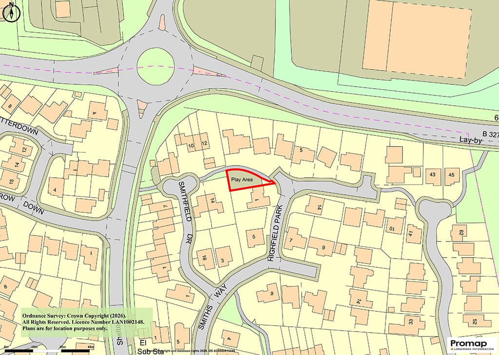 Highfield Park Play Area, Highfield Park, Latchbrook, Saltash PL12 4XR: Freehold Land 3