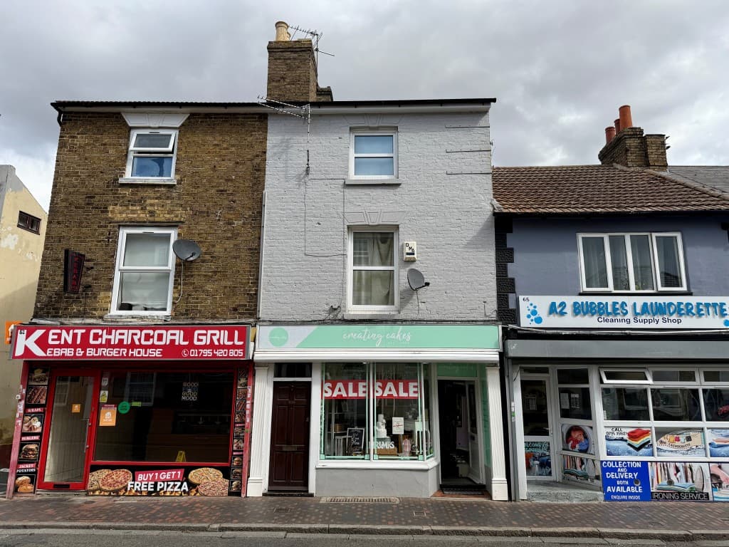 63 East Street, Sittingbourne ME10 4BQ: Mixed Residential And Commercial Property 1