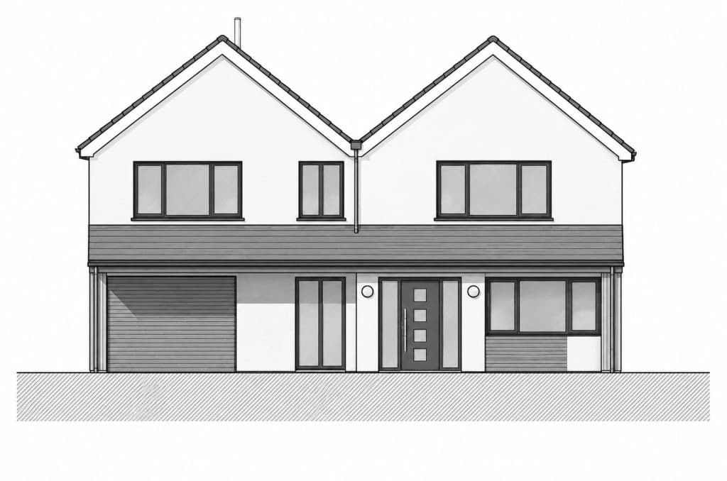 62 Prince Charles Avenue, Walderslade, Chatham ME5 8EY: Planning For Conversion Into Four-bedroom House With En-suites 1