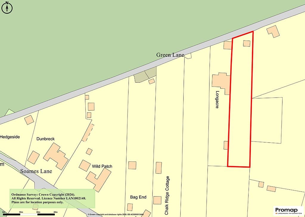 Stenyho, Soames Lane, Ropley, Alresford SO24 0ER: Approximately Half An Acre Of Land With Vacant Possession 3