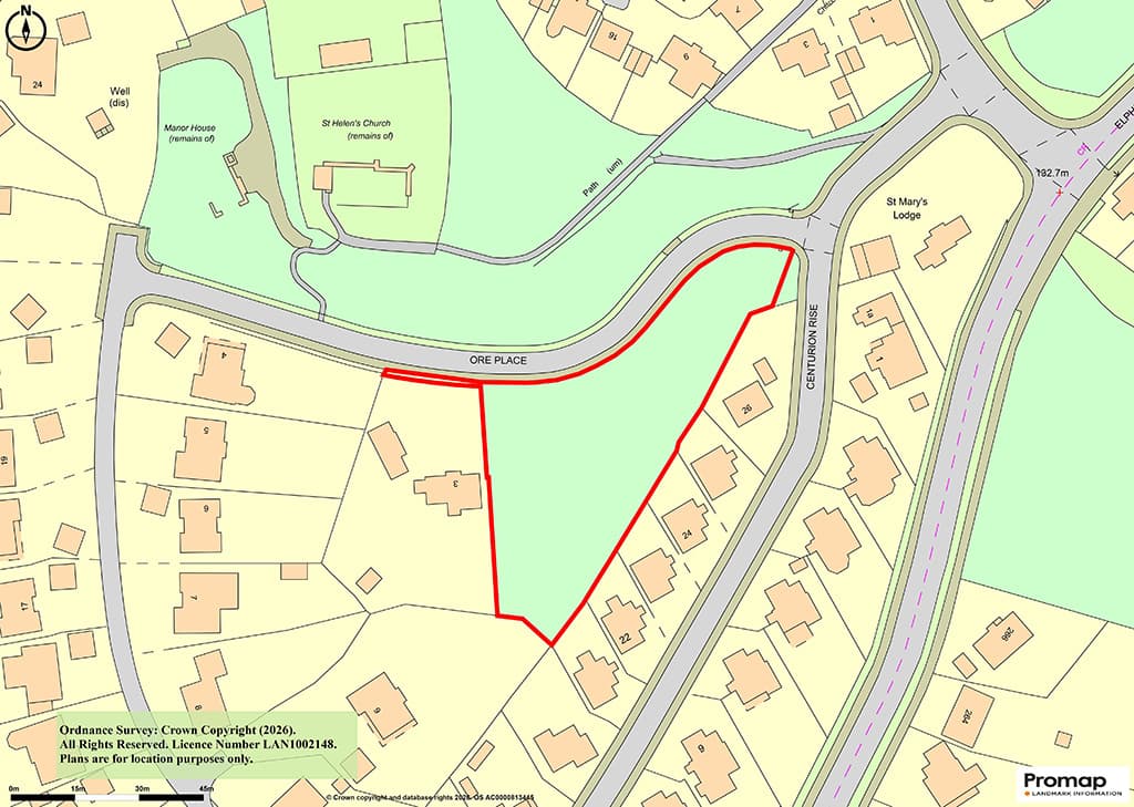Land Ore Place, Hastings TN34 2LR: 0.7 Acres Of Freehold Land In A Residential Area 1