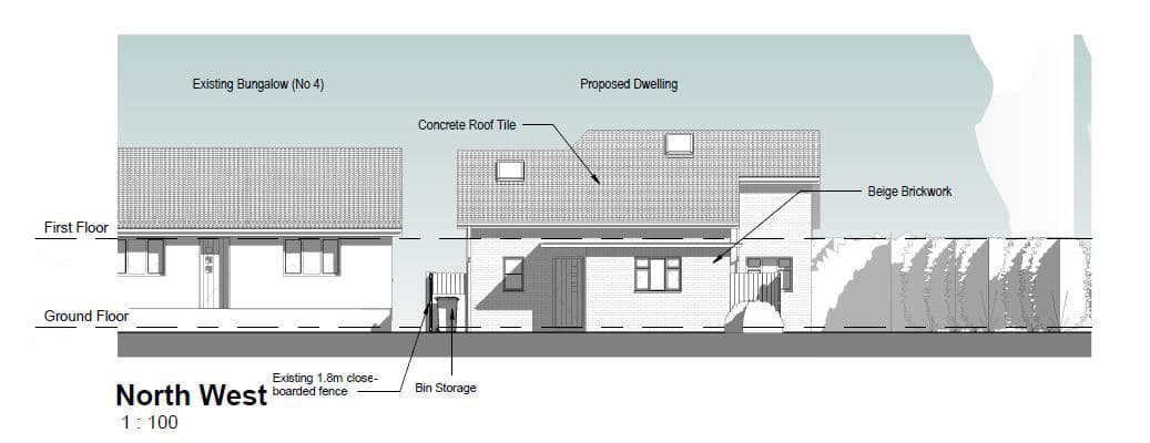 Land Adjacent 4 Chilworth Close, Chilworth, Southampton SO16 7JJ: Site With Planning For Three-bedroom Detached Chalet Bungalow 2