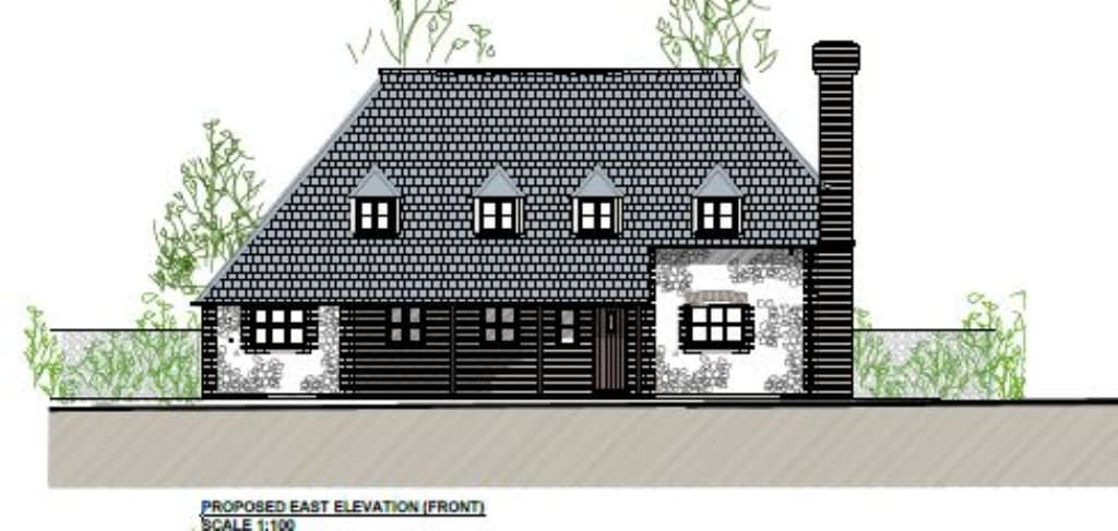 Site Adjacent to The Lodge, Boughton Mount, Boughton Lane, Maidstone ME17 4NA: Site With Planning For Detached House 1