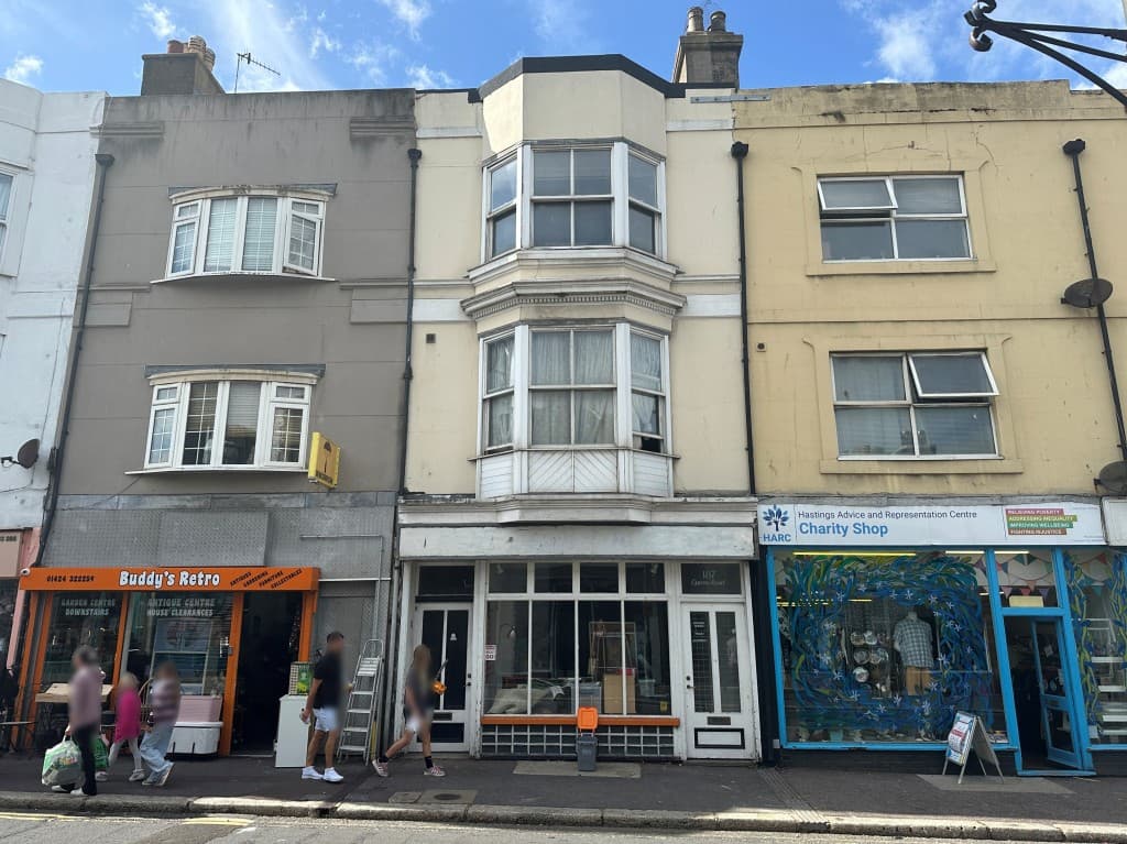 187 Queens Road, Hastings TN34 1RG: Mixed Residential And Commercial Building With Potential 1