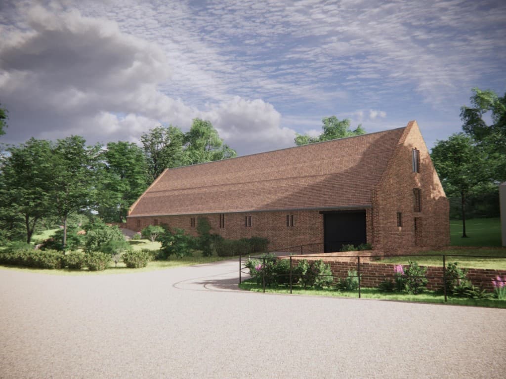 Hayton Manor Barn, Hayton Road, Stanford, Ashford TN25 6DQ: Period Barn With Planning Permission For Two Dwellings 1