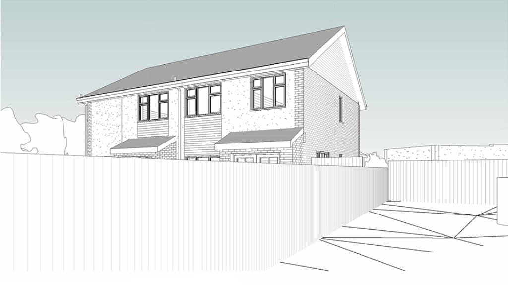 Garages 43-50, Viney Avenue, Romsey SO51 7NS: Garage Block With Consent For Construction Of Two Houses 2