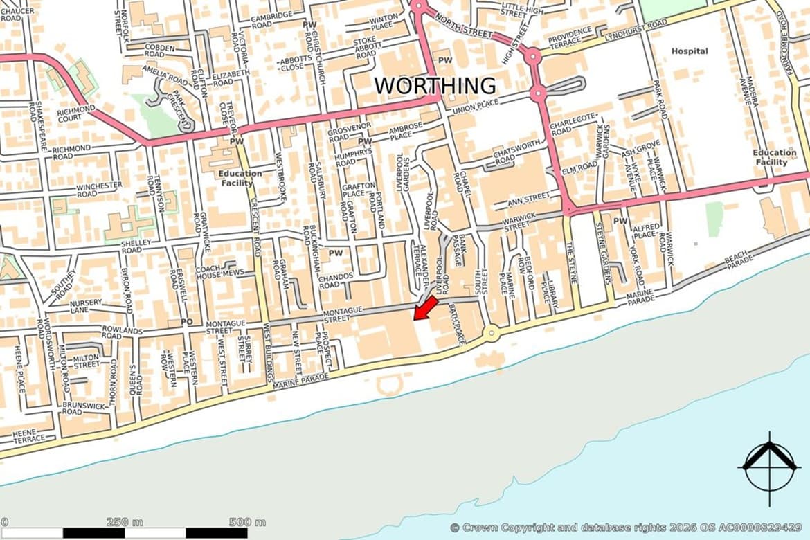 Retail Unit For Sale in Worthing, West Sussex, BN11 3